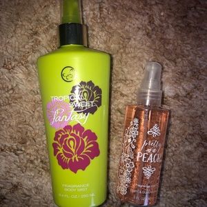 Topical and peach spray